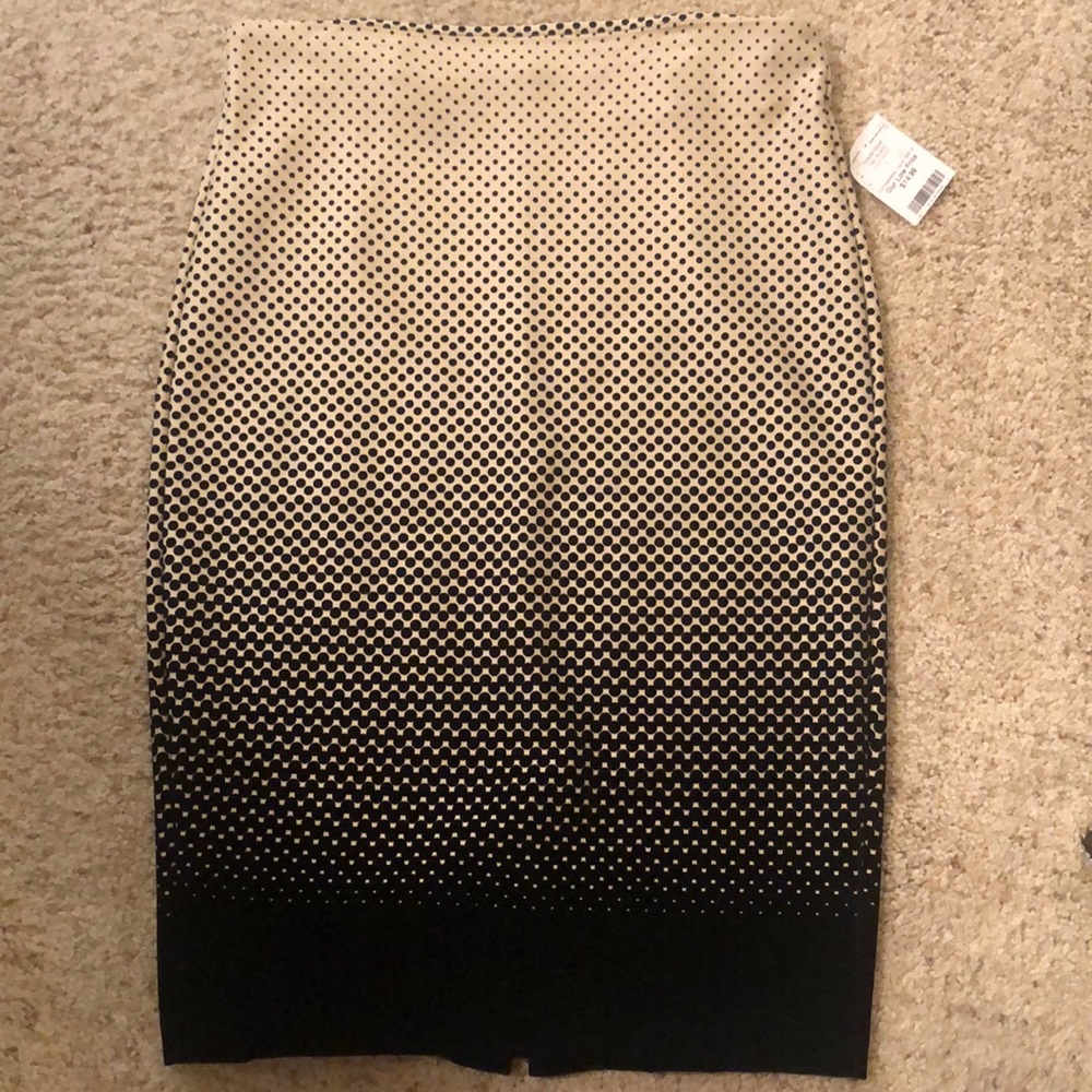 Black and Tan dotted skirt